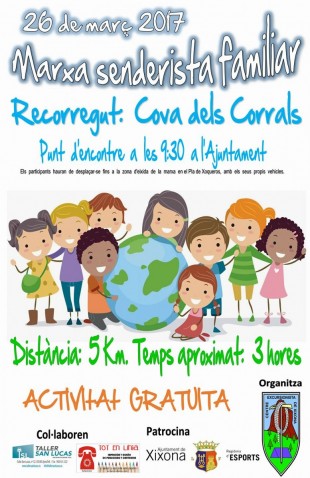 Marxa Familiar Cova dels Corrals 26/03/2017