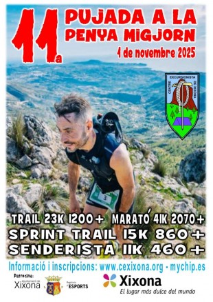 Reglament 11a Pujada a la Penya Migjorn - 01/11/2025