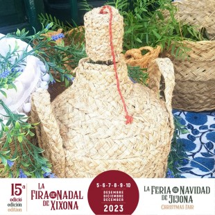 El grupo de esparto en la Feria de Navidad Xixona 2023