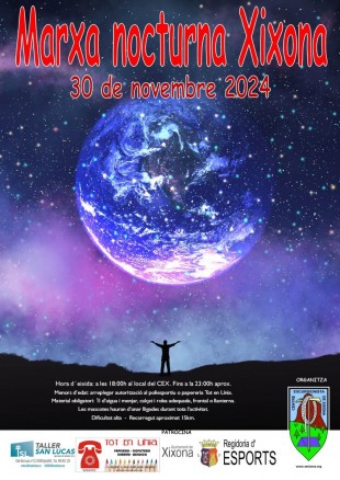 Marxa nocturna 30 de novembre 2024