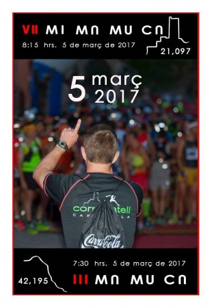 Media y Maratón de Carrícola (Valencia) - 05/03/2017